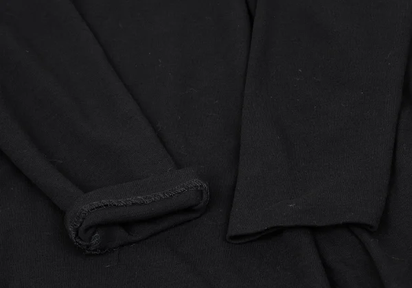 ISSEY MIYAKE PERMANENTE Wool Half Wrap Draped Long Dress K-163205_007