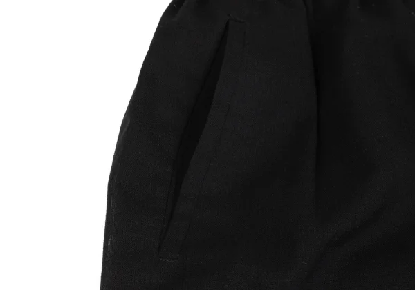 ISSEY MIYAKE PERMANENTE Silk Blend Wool See-through Wide Pants K-163206_004