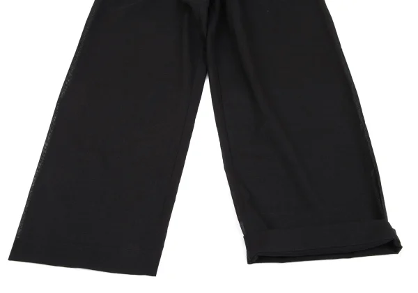 ISSEY MIYAKE PERMANENTE Silk Blend Wool See-through Wide Pants K-163206_007