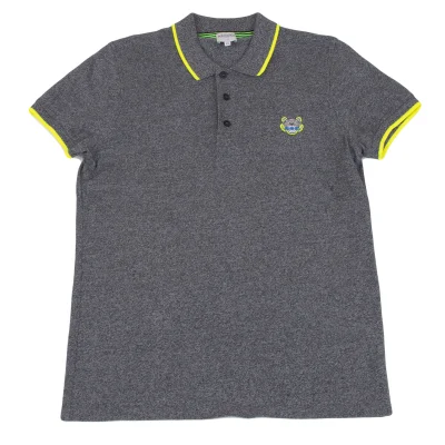 KENZO Tiger Patch Short Sleeve Polo Shirt