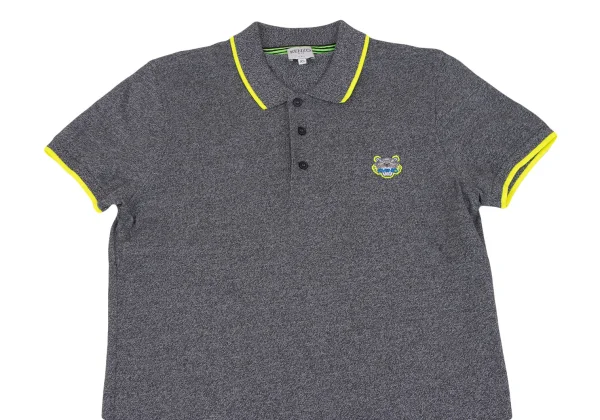 KENZO Tiger Patch Short Sleeve Polo Shirt K-163207_002