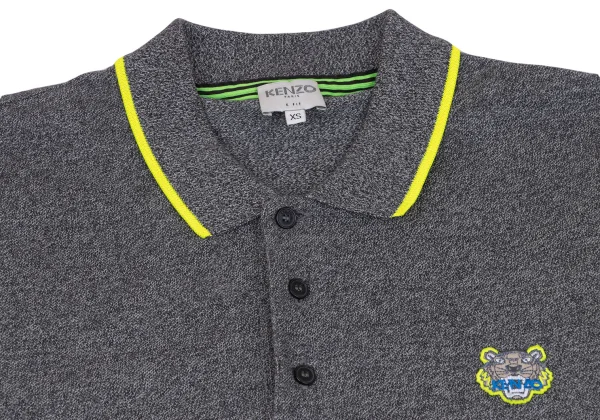 KENZO Tiger Patch Short Sleeve Polo Shirt K-163207_003