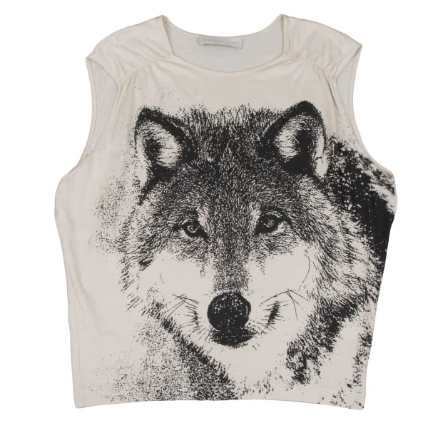 STELLA McCARTNE Big Wolf Printed Sleeveless Top K-163208_002