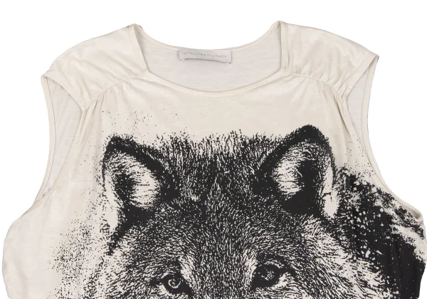 STELLA McCARTNE Big Wolf Printed Sleeveless Top K-163208_003