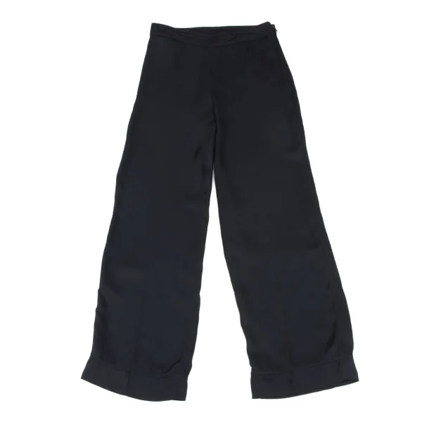 JIL SANDER Rayon Straight Pants Navy 32 K-163210_001