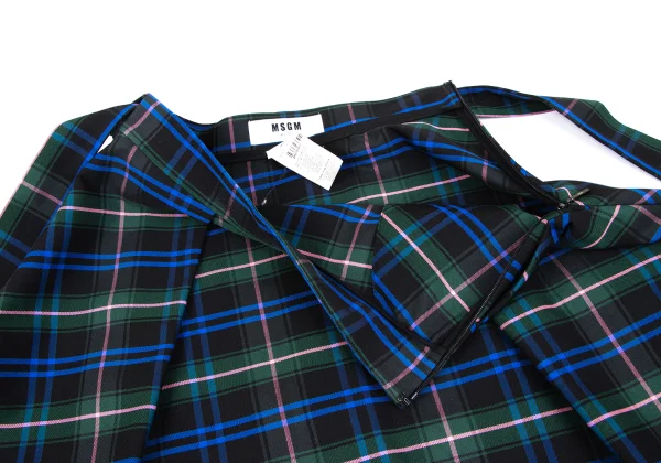 MSGM Check Belted Skirt K-163212_005