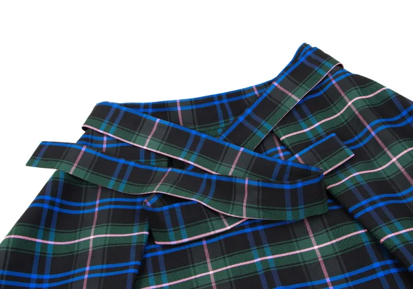 MSGM Check Belted Skirt K-163212_006