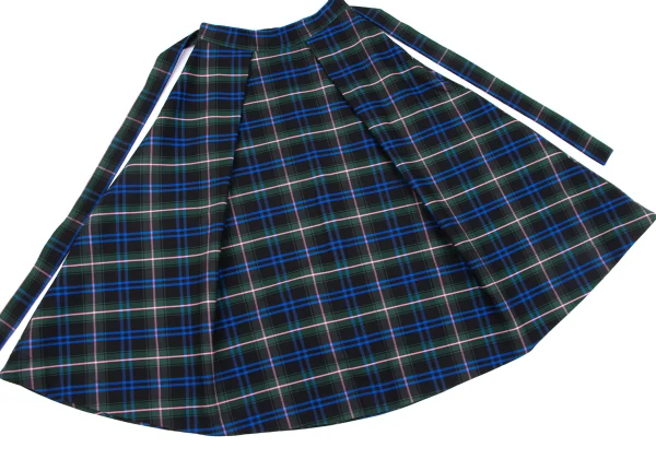 MSGM Check Belted Skirt K-163212_008