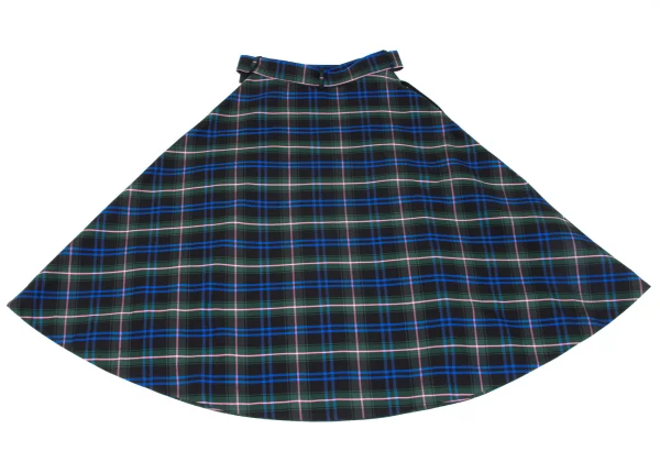 MSGM Check Belted Skirt K-163212_010