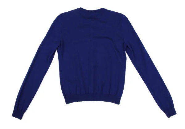 Boutique Moschino Wool Crew Neck Cardigan K-163214_012