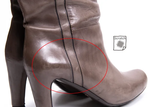 ROBERTO DEL CARLO Leather Long Heel Boots K-163216_008