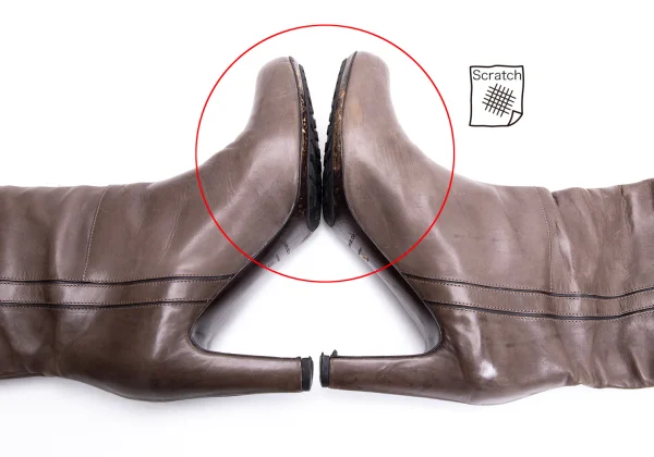 ROBERTO DEL CARLO Leather Long Heel Boots K-163216_009