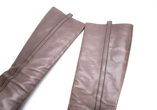 ROBERTO DEL CARLO Leather Long Heel Boots K-163216_010