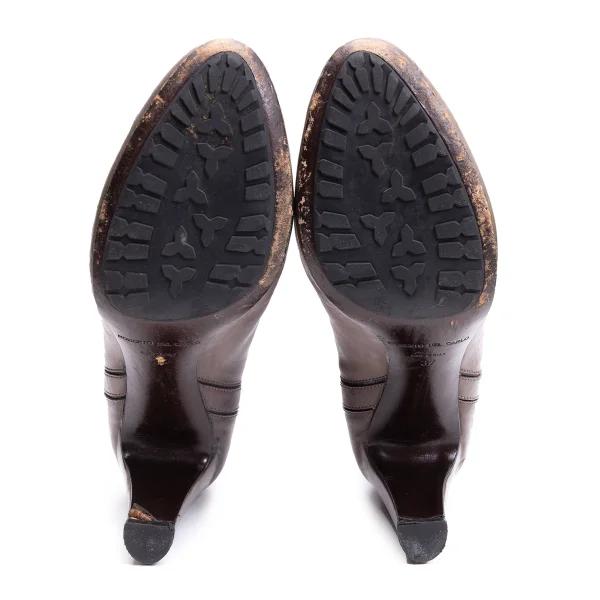 ROBERTO DEL CARLO Leather Long Heel Boots K-163216_013