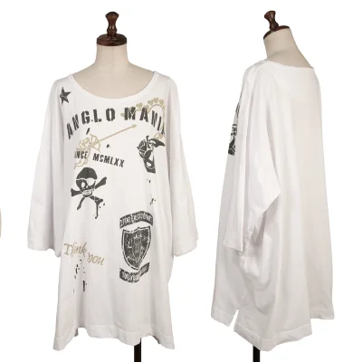 Vivienne Westwood ANGLOMANIA Skull Orb Printed Loose Silhouette T-shirt