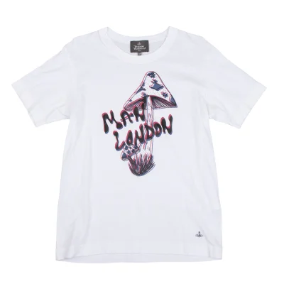 Vivienne Westwood MAN Mushroom Printed Orb Embroidered Short Sleeve T-shirt