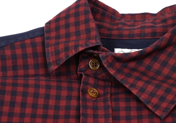 Vivienne Westwood MAN Checked Switching Orb Embroidered Shirt K-163221_004