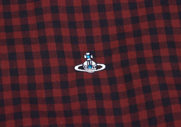 Vivienne Westwood MAN Checked Switching Orb Embroidered Shirt K-163221_006