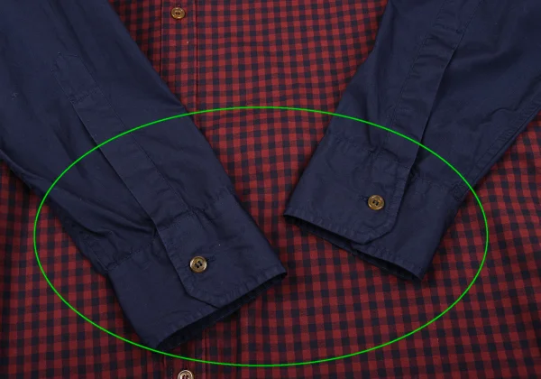 Vivienne Westwood MAN Checked Switching Orb Embroidered Shirt K-163221_008