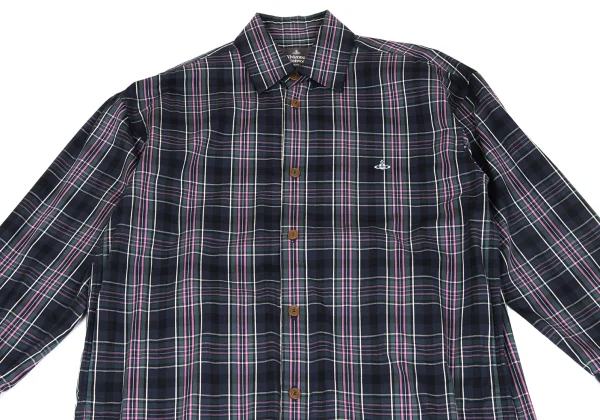 Vivienne Westwood MAN Checked Long Shirt Jacket K-163222_002