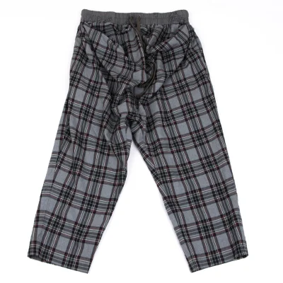Vivienne Westwood MAN Check Draped Dropped Crotch Pants
