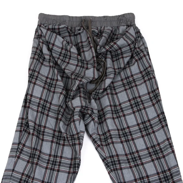 Vivienne Westwood MAN Check Draped Dropped Crotch Pants K-163224_002