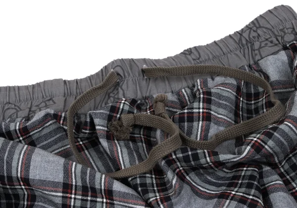 Vivienne Westwood MAN Check Draped Dropped Crotch Pants K-163224_005