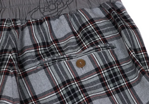 Vivienne Westwood MAN Check Draped Dropped Crotch Pants K-163224_011