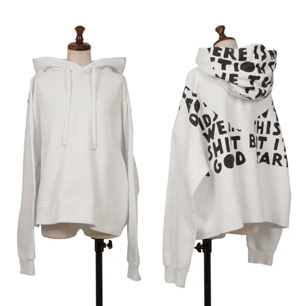 Maison Martin Margiela 1 Cotton AIDS Hoodie White S K-163226_001