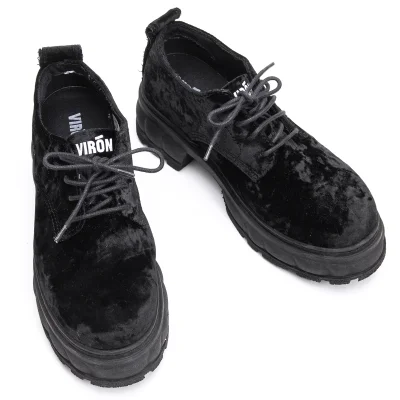 VIRON Recycle Velvet Platform Shoes