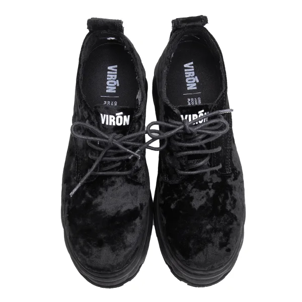 VIRON Recycle Velvet Platform Shoes K-163228_002