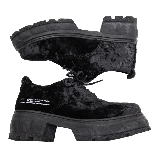 VIRON Recycle Velvet Platform Shoes K-163228_003