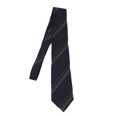 COMME des GARCONS HOMME Silk Wool Bias Stripe Tie