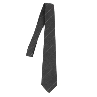 COMME des GARCONS HOMME Cotton Bias Check Tie