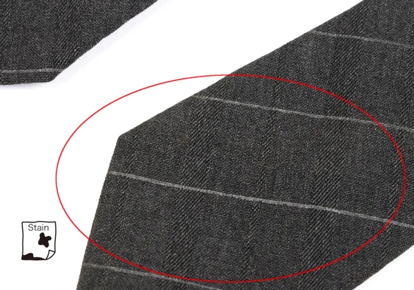 COMME des GARCONS HOMME Cotton Bias Check Tie K-163231_004