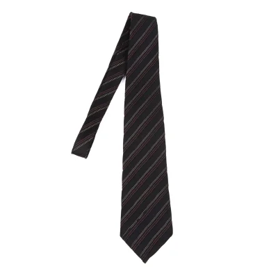 COMME des GARCONS HOMME Silk Wool Bias Stripe Tie