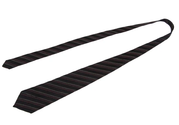 COMME des GARCONS HOMME Silk Wool Bias Stripe Tie K-163232_002