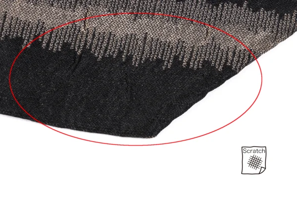 Y's for men Silk jagged Bias Stripe Tie K-163233_004