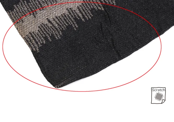 Y's for men Silk jagged Bias Stripe Tie K-163233_005