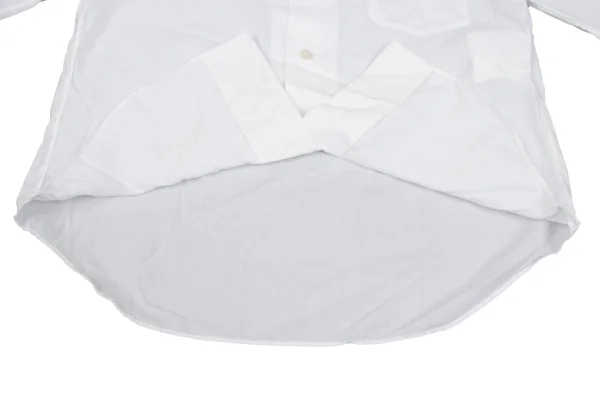 COMME des GARCONS Wrinkled Poly Round Collar Blouse K-163239_011