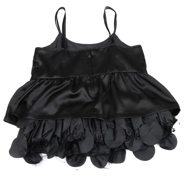 COMME des GARCONS Hem Design Layered Poly Cami Top K-163240_010