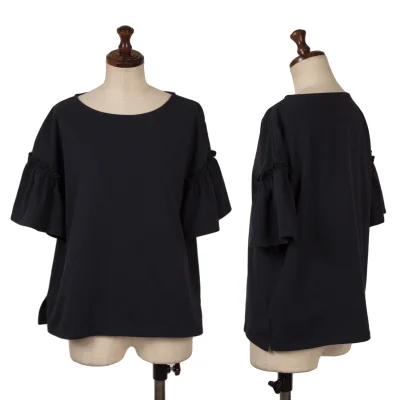 B:MING by BEAMS Frill Sleeve Boat Neck T-Shirt