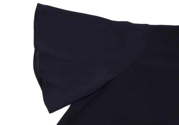 BEAMS HEART Poly Shirring Neck Blouse K-163247_004