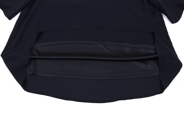 BEAMS HEART Poly Shirring Neck Blouse K-163247_006