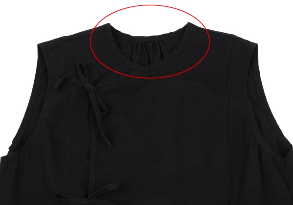 Pilgrim Surf+Supply Cotton Linen Cord Closure Wrap Vest K-163248_003