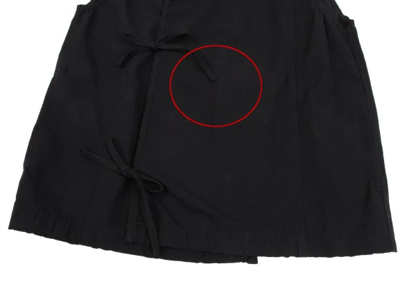 Pilgrim Surf+Supply Cotton Linen Cord Closure Wrap Vest K-163248_007