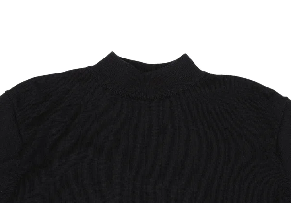 pierre cardin Wool Point Logo Embroidery Mock Neck Knit K-163250_003