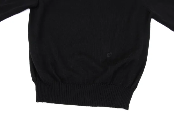 pierre cardin Wool Point Logo Embroidery Mock Neck Knit K-163250_006