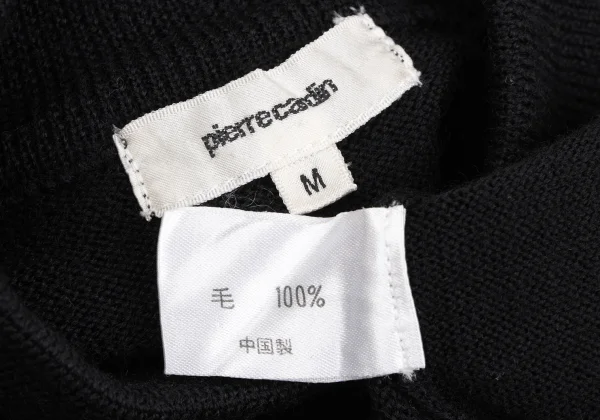 pierre cardin Wool Point Logo Embroidery Mock Neck Knit K-163250_011