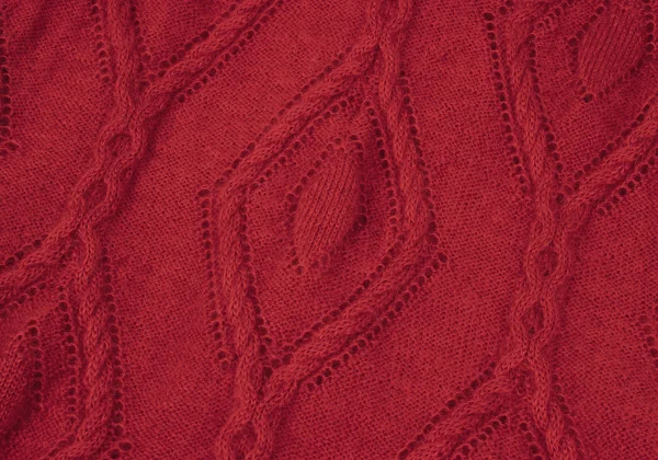 Christian Dior Wool Blend Shawl Collar Cable Knit Long Cardigan K-163251_013